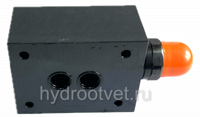 DBDS20P1X/400 - Предохранительный клапан прямого управления Ду20, давление регулировки до 400 бар, тип монтажа - на плиту, элемент регулировки S = винт