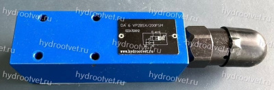 DA6VP2B5X/350FSM - Разгрузочный предохранительный клапан Ду6 с давлением настройки до 350 бар, подключение насоса в канал P